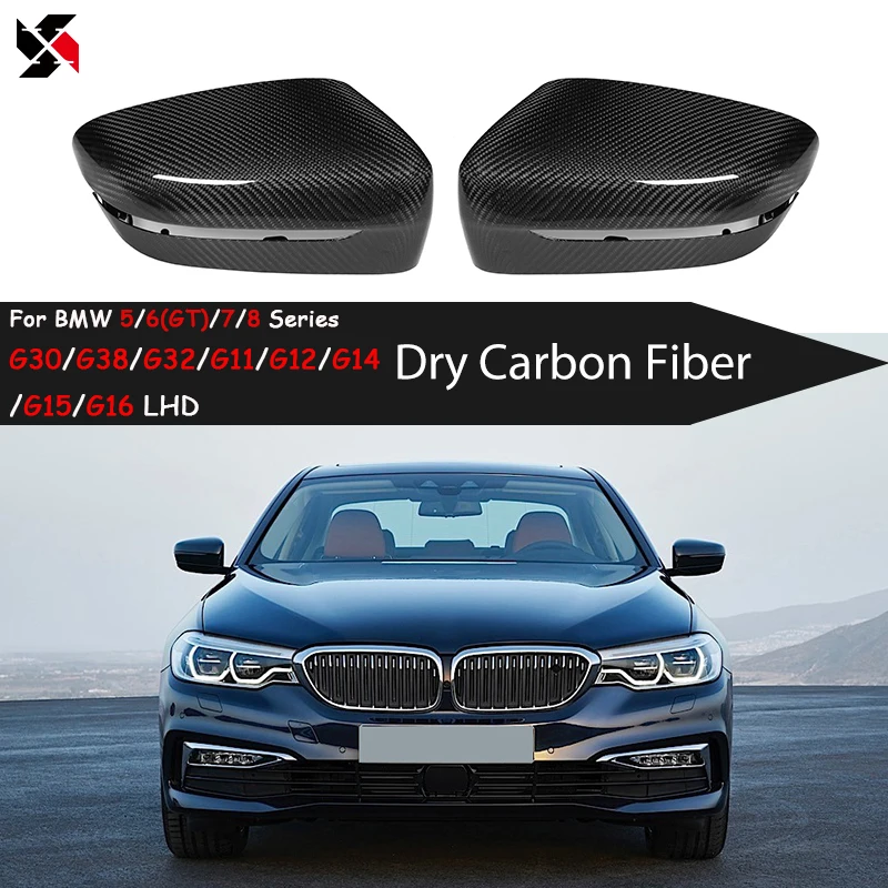 For BMW G30 G38 G32 G11 G12 G14 G15 G16 LHD Real Dry Carbon Fiber Rear Mirror Caps 1 Pair Car Side Wing Mirror Cover Replacement
For BMW G30 G38 G32 G11 G12 G14 G15 G16 LHD Real Dry Carbon Fiber Rear Mirror Caps 1 Pair Car Side Wing Mirror Cover Replacement