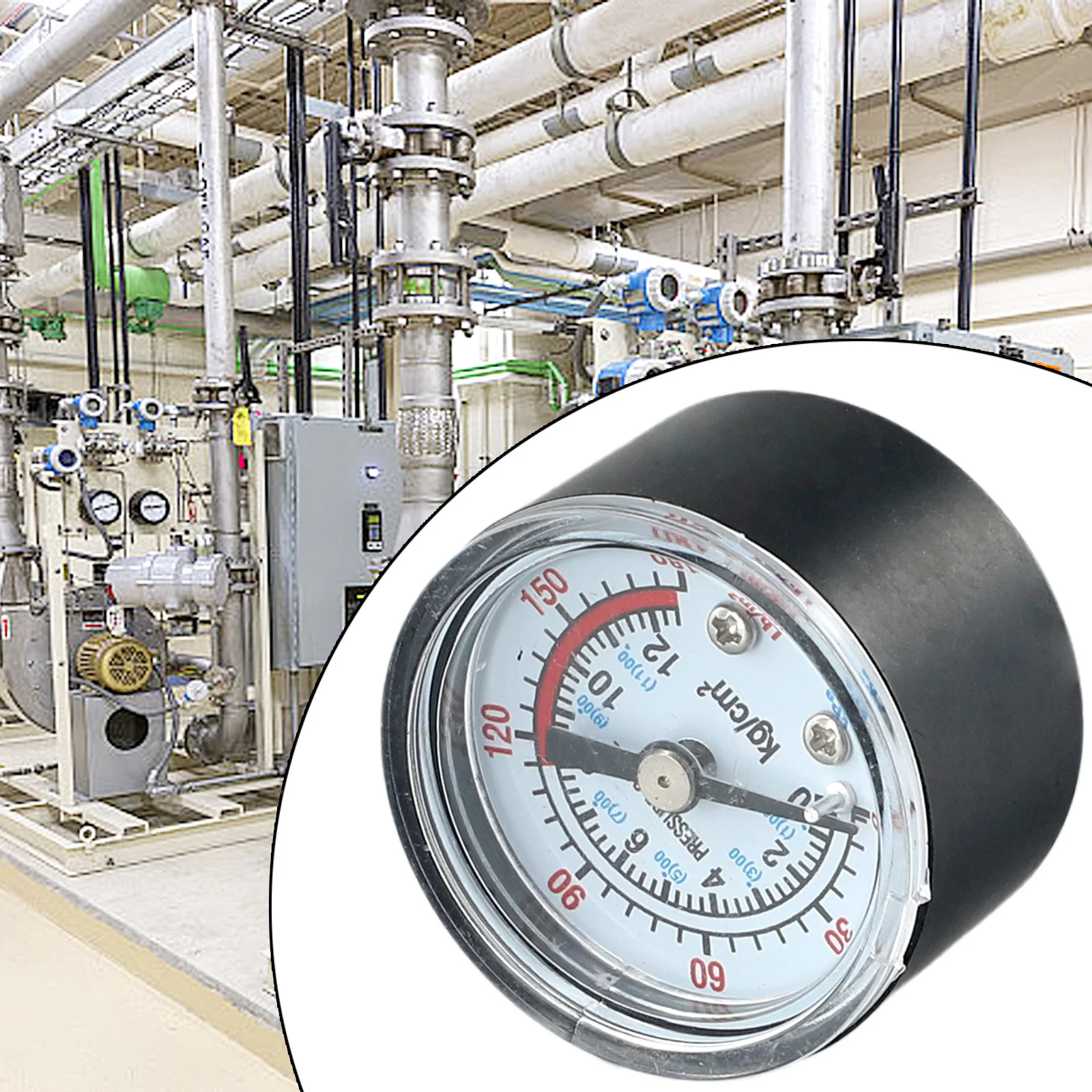 Air Compressor Pneumatic Hydraulic Fluid Pressure Gauge 0-12Bar 0-180PSI 1/8in NPT Thread Diameter Compressor Gauge Accessories
Air Compressor Pneumatic Hydraulic Fluid Pressure Gauge 0-12Bar 0-180PSI 1/8in NPT Thread Diameter Compressor Gauge Accessories