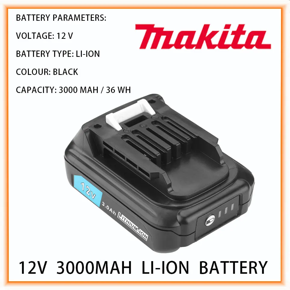 

Makita 197390-1 BL1015 1973901 BL1021B BL1041B BL1015B BL1020B BL1040B 3000mAh Li-ion battery