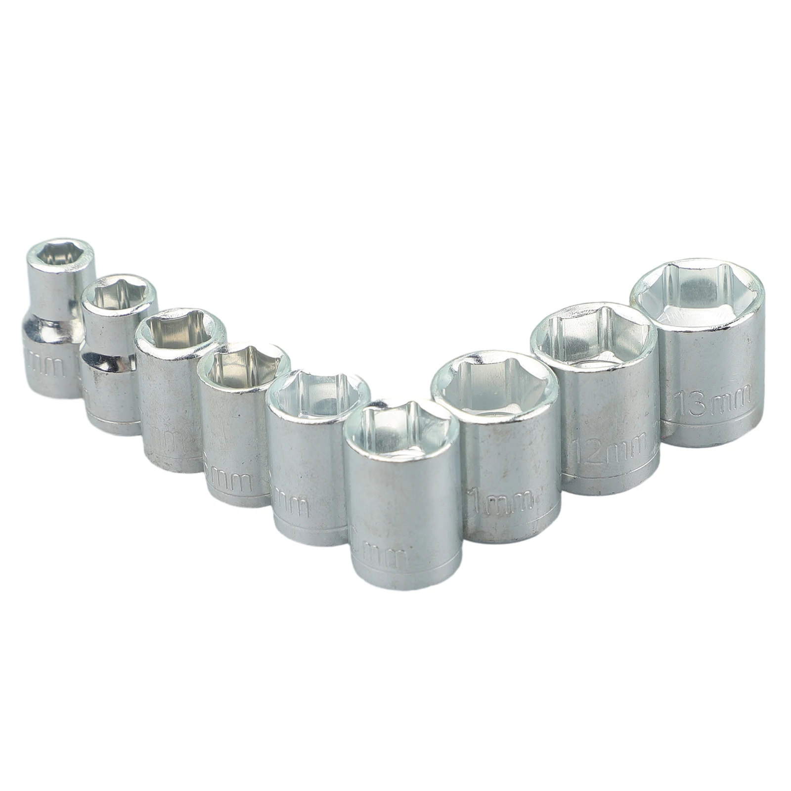 9pcs 1/4 Inch Drive 5-13mm Hex Bit Metric Socket Wrench Head Set Sleeve Wrench Adapter Auto Repair Tool Removal Tools Dropship
9pcs 1/4 Inch Drive 5-13mm Hex Bit Metric Socket Wrench Head Set Sleeve Wrench Adapter Auto Repair Tool Removal Tools Dropship