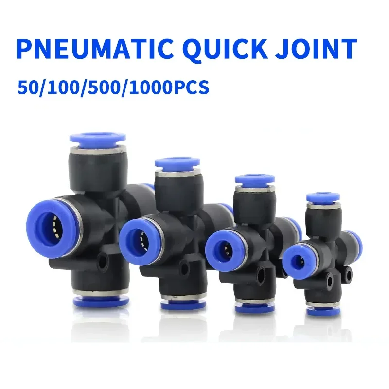 PZA Pneumatic Connector - Plastic Air Fittings - 4-Way Water Push Fitting for Hose Pipe - Fast Coupler (4mm/6mm/8mm/10mm/12mm)
PZA Pneumatic Connector - Plastic Air Fittings - 4-Way Water Push Fitting for Hose Pipe - Fast Coupler (4mm/6mm/8mm/10mm/12mm)