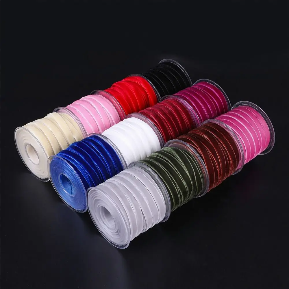 20Yards Gift Wrapping Velvet Ribbon Roll 10mm Velvet Wedding Party Decoration Ribbon Gift Wrapping Single Face Velvet Ribbon
20Yards Gift Wrapping Velvet Ribbon Roll 10mm Velvet Wedding Party Decoration Ribbon Gift Wrapping Single Face Velvet Ribbon