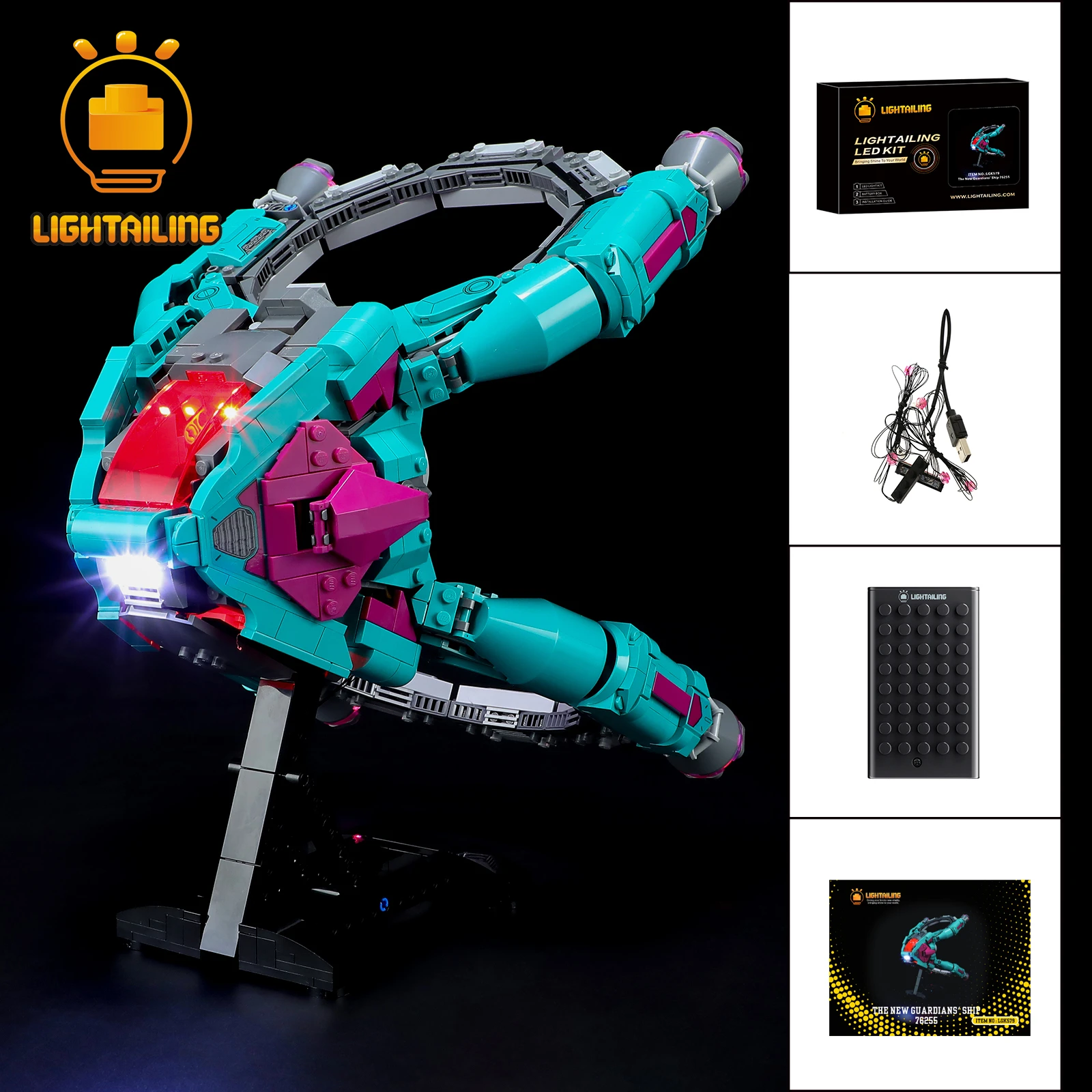 LIGHTAILING LED Light Kit for 76255 Building Blocks Set (NOT Include the Model) Toys for Children
LIGHTAILING LED Light Kit for 76255 Building Blocks Set (NOT Include the Model) Toys for Children
