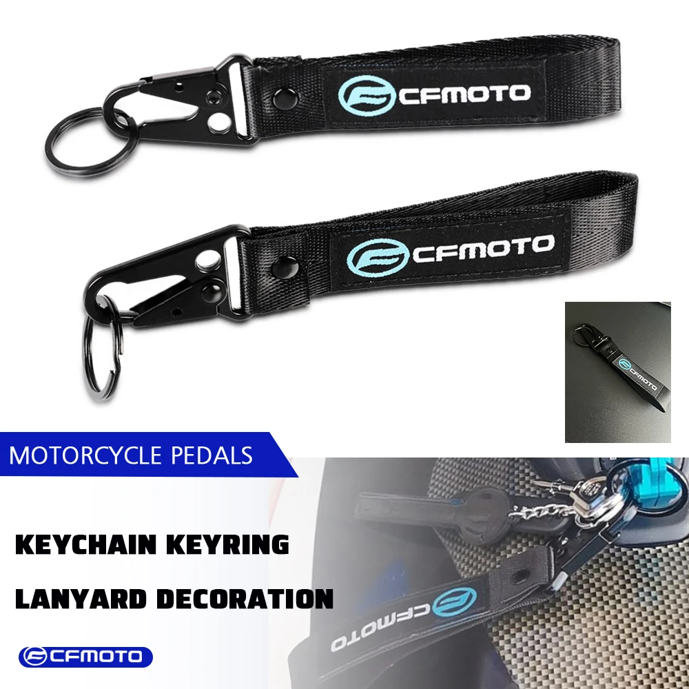 

Motorcycle Accessories Keychain Keyring Key Ring Chain Tag Strap for Cfmoto For CF moto X6 X8 500 ATV 150 250 400 650 MT NK GT