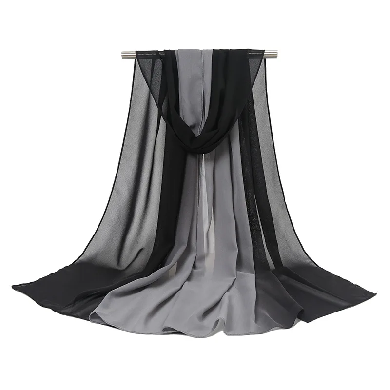 70*180CM Muslim Chiffon Hijab Gradient Crumpled Pearl Chiffon Long Scarf Ladies Scarf Soft Two Tone Scarf Muslim Veil Solid
70*180CM Muslim Chiffon Hijab Gradient Crumpled Pearl Chiffon Long Scarf Ladies Scarf Soft Two Tone Scarf Muslim Veil Solid