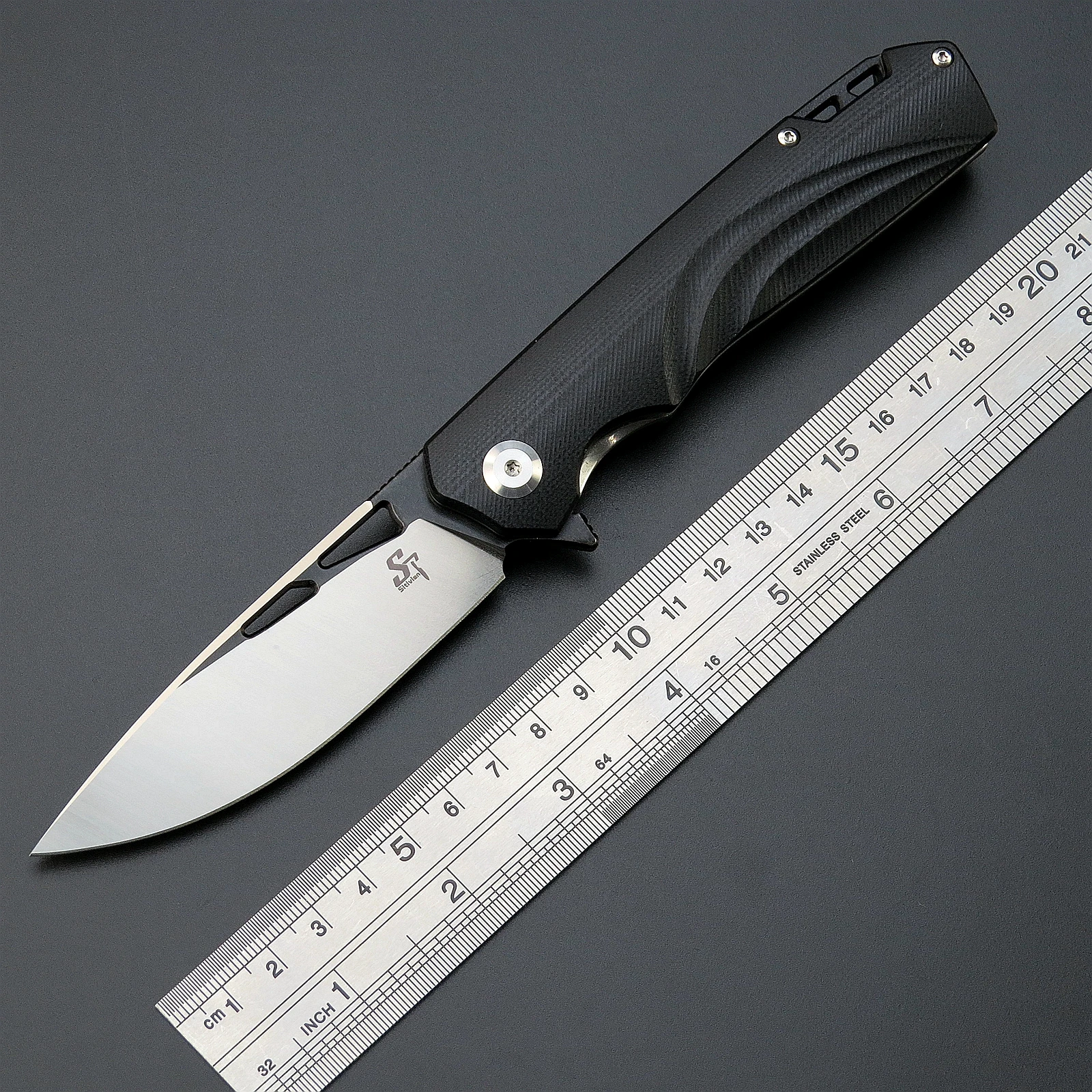 

Складной нож для кемпинга sitive en ST141 D2, карманные ножи со стальным лезвием G10, повседневный инструмент для выживания, походов, коллекции работ