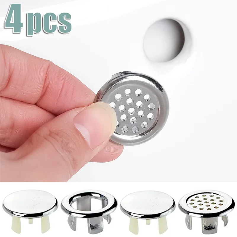 4Pcs Wash Basin Sink Hole Overflow Ring Hollow Plug Kitchen Bathroom Insert Replacement Trim Bath Drain Cap Plastic Round Cover 
4Pcs Wash Basin Sink Hole Overflow Ring Hollow Plug Kitchen Bathroom Insert Replacement Trim Bath Drain Cap Plastic Round Cover
