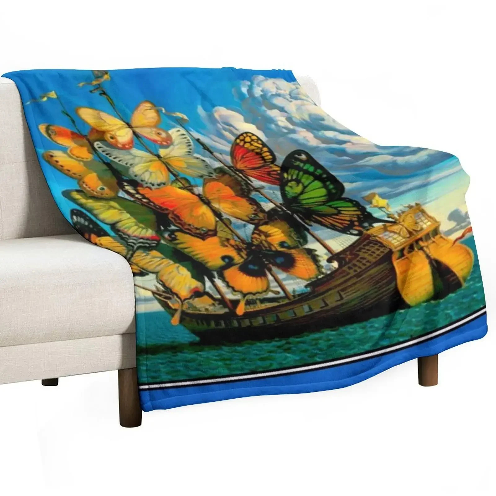 BUTTERFLY SHIP : Vintage Surreal Abstract Fantasy Print Throw Blanket Fluffy Softs Soft Heavy Blankets
BUTTERFLY SHIP : Vintage Surreal Abstract Fantasy Print Throw Blanket Fluffy Softs Soft Heavy Blankets