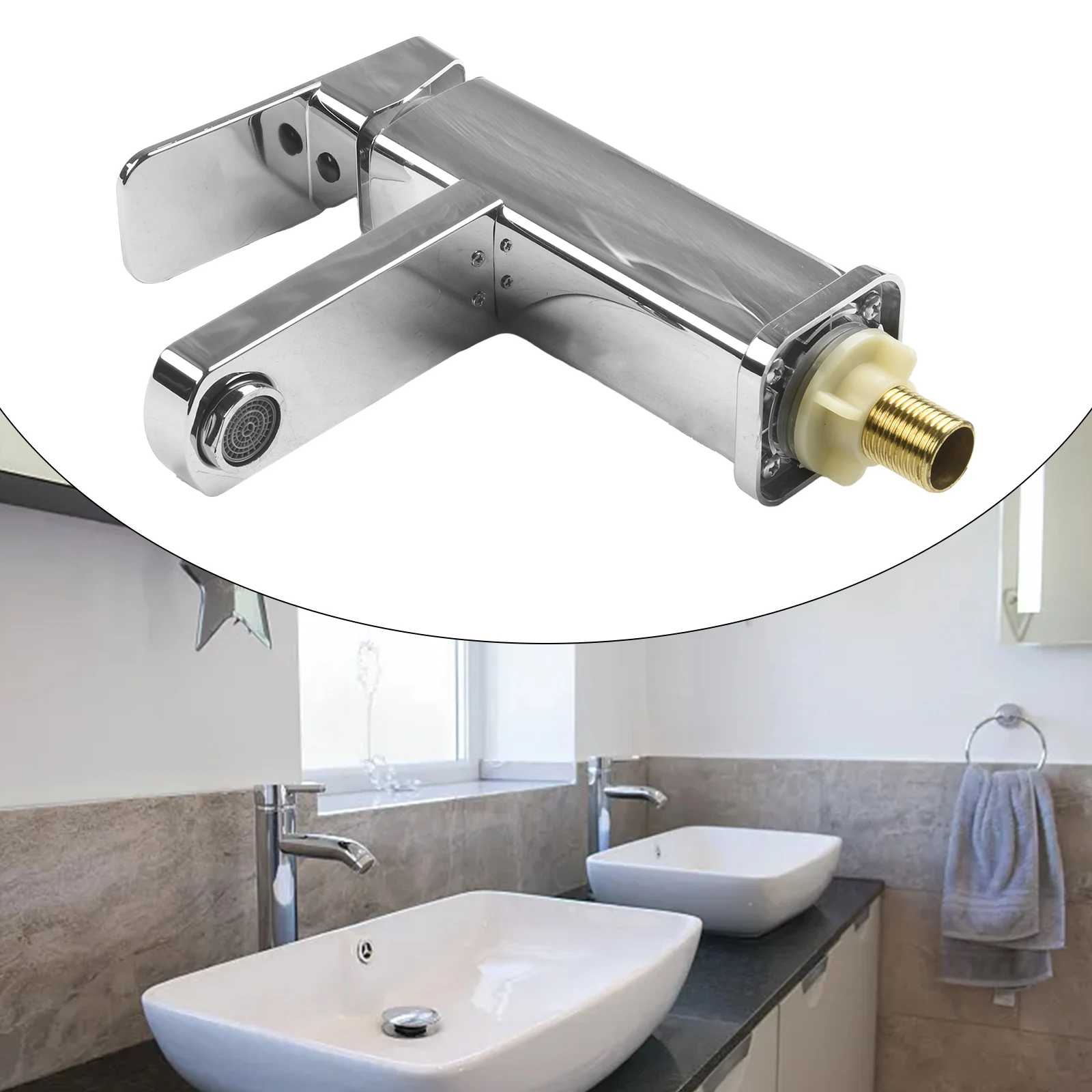Basin Faucet Bathroom Sink Faucet Stainless Steel Deck Mounted Single Cold Water Basin Taps Silver Square Lavatory Sink Tap
Basin Faucet Bathroom Sink Faucet Stainless Steel Deck Mounted Single Cold Water Basin Taps Silver Square Lavatory Sink Tap