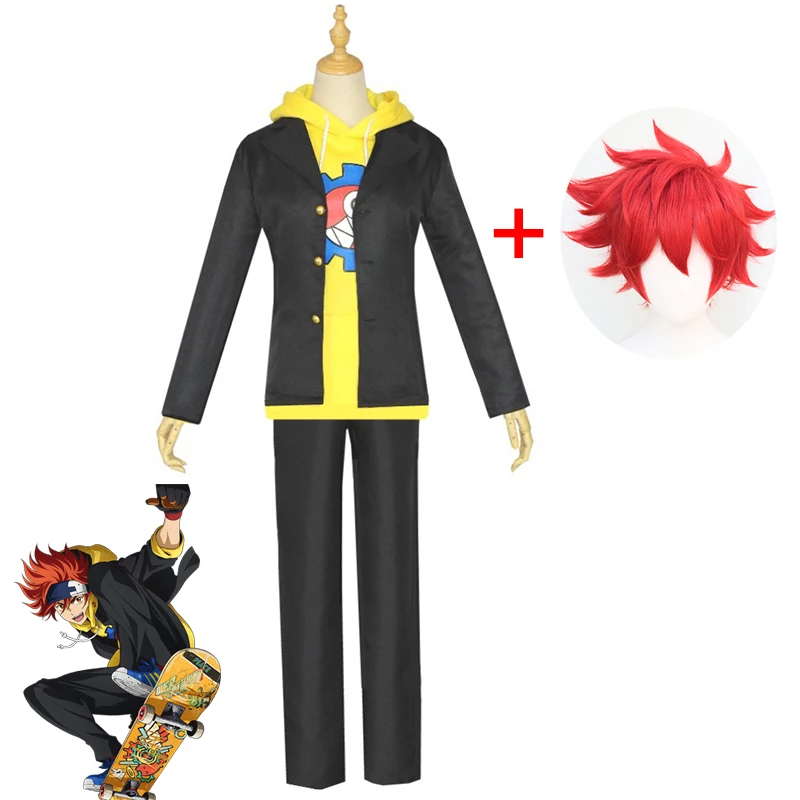 Anime High School Student Uniform SK8 The Infinity Full Cosplay Costume Halloween Carnival Funny Costume Including Red Wig
Anime High School Student Uniform SK8 The Infinity Full Cosplay Costume Halloween Carnival Funny Costume Including Red Wig