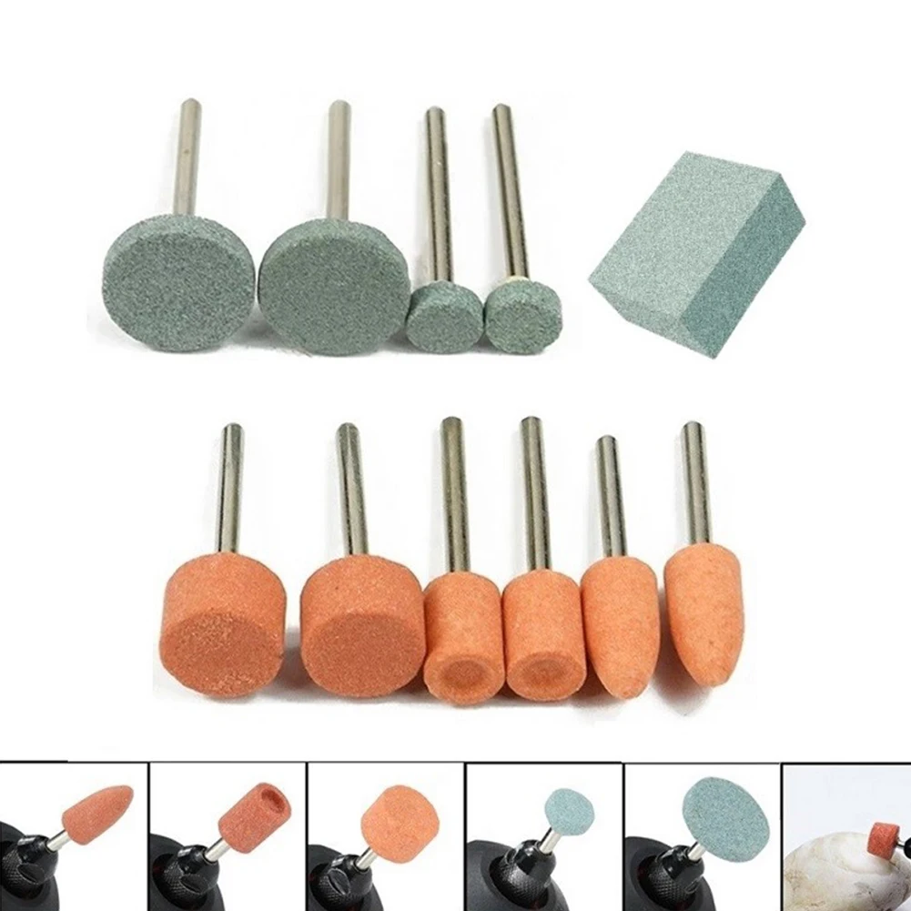 11pc Abrasive Mounted Stone Round Shank 3mm Grinding Head Stone Wheel For Dre Mel Wood Jade Ceramic Glass Rotary Tool Accessorie
11pc Abrasive Mounted Stone Round Shank 3mm Grinding Head Stone Wheel For Dre Mel Wood Jade Ceramic Glass Rotary Tool Accessorie