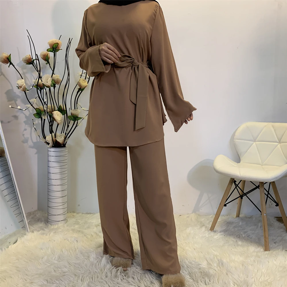Two-piece Sets Eid Mubarak Women Abaya Turkey Hijab Muslim Dress Caftan Kaftan Islam Clothing Loose Wide Leg Pants Arab Outfits
Two-piece Sets Eid Mubarak Women Abaya Turkey Hijab Muslim Dress Caftan Kaftan Islam Clothing Loose Wide Leg Pants Arab Outfits