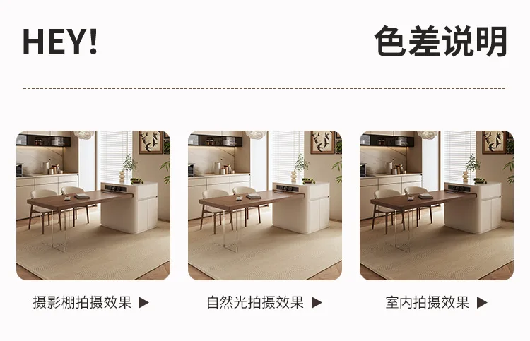 Walnut Color Island Dining Table Integrated Medium And Ancient Style Suspension Retractable Medium And Falling Table Apartment Walnut Color Island Dining Table Integrated Medium And Ancient Style Suspension Retractable Medium And Falling Table Apartment