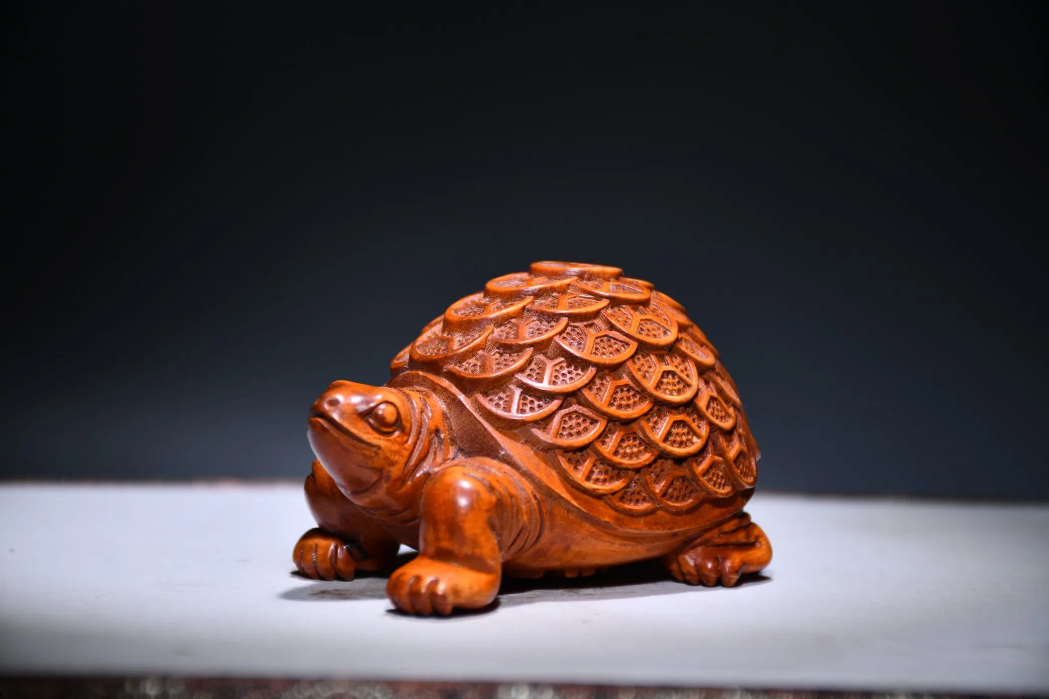 3"Tibet Temple Collection Old Boxwood money turtle coin turtle statue Amulet office ornament Town house Exorcism
3"Tibet Temple Collection Old Boxwood money turtle coin turtle statue Amulet office ornament Town house Exorcism