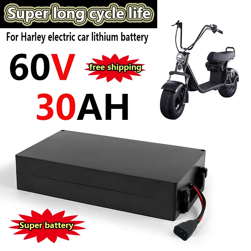 For Harley Electric Motor Bike Lithuim Battery 60v 30ah Three-wheeled E Scooter batteries Citycoco WS-PRO TRIKE
For Harley Electric Motor Bike Lithuim Battery 60v 30ah Three-wheeled E Scooter batteries Citycoco WS-PRO TRIKE