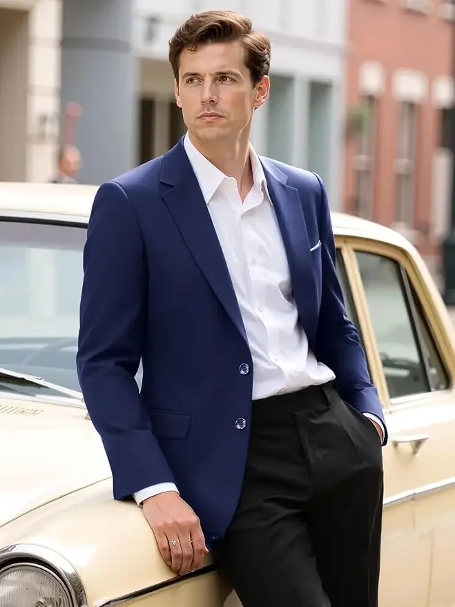 سترات رسمية للرجال سترات من القماش المطاطي للمكتب جاهزة بقصة ضيقة لحفلات الزفاف رفيعة للرجال غير رسمية 2025 رياضية عالية الجودة سترات رسمية للرجال سترات من القماش المطاطي للمكتب جاهزة بقصة ضيقة لحفلات الزفاف رفيعة للرجال غير رسمية 2025 رياضية عالية الجودة