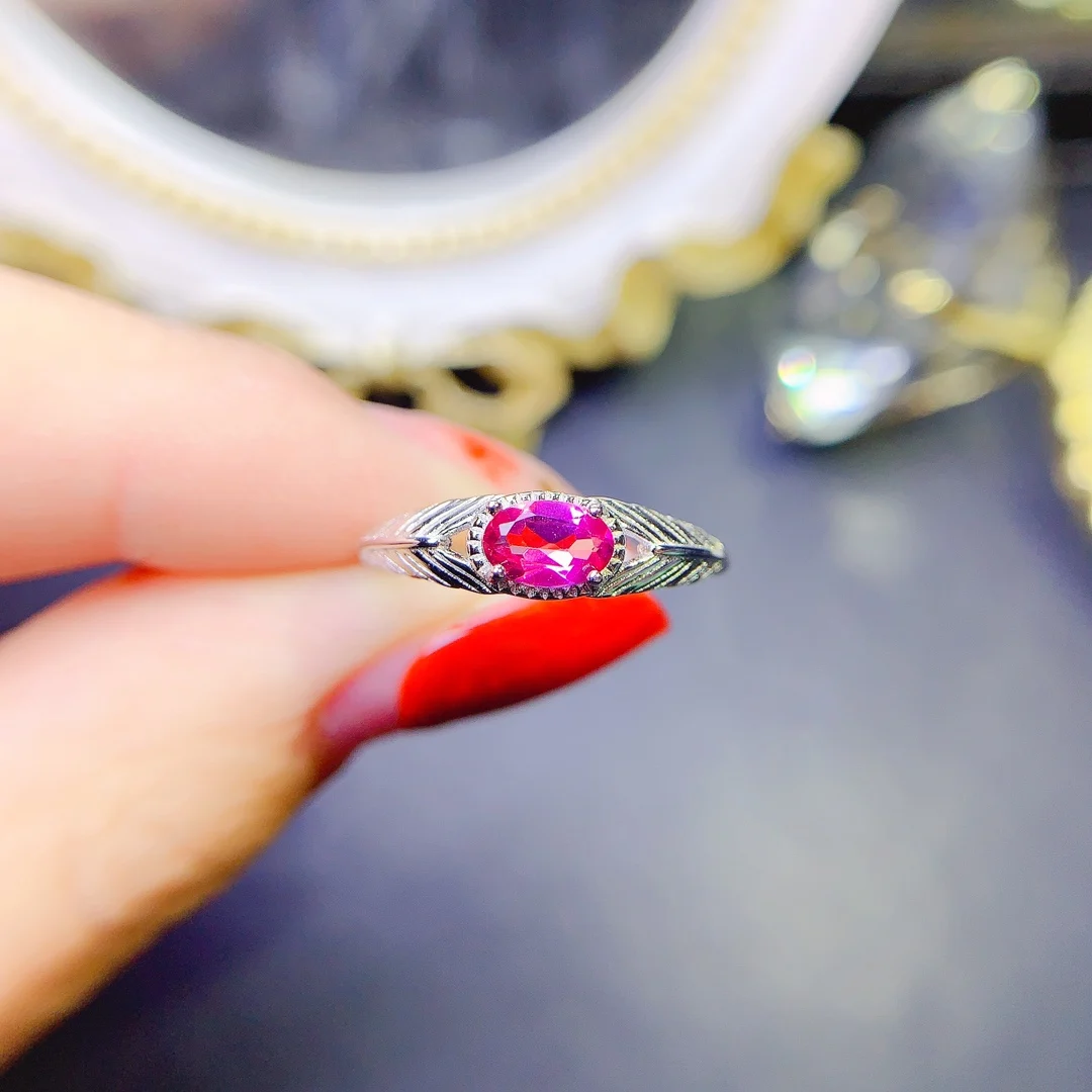 Natural Topaz Ring, 925 Silver certified, 4x6mm pink gemstone, beautiful gift for girls, free shipping
Natural Topaz Ring, 925 Silver certified, 4x6mm pink gemstone, beautiful gift for girls, free shipping