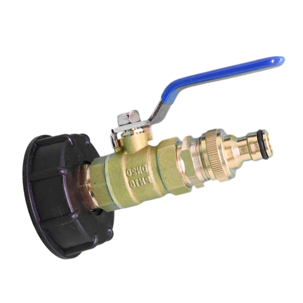 

IBC Ball Valve Container Adapter Sturdy Built 1/2 Inch Connector for Easy Installation Ideal for Quick Water Supply Control