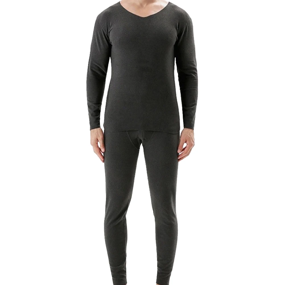 Men's Thermal Underwear Sets Winter Seamless Long Johns Top Bottom V Neck Long Sleeve Solid Base Layer Bottoms Tops Pants
Men's Thermal Underwear Sets Winter Seamless Long Johns Top Bottom V Neck Long Sleeve Solid Base Layer Bottoms Tops Pants