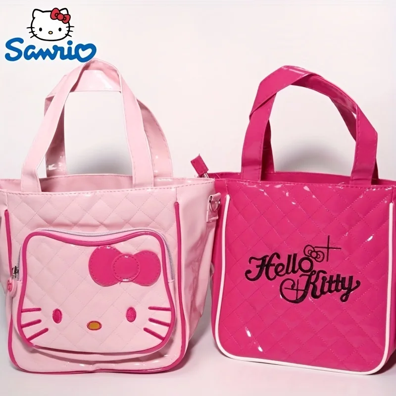 Сумка кросс-боди Sanrio Hello Kitty, модная стеганая сумка-тоут Y2k с бантом, вместительная розовая милая сумка через плечо
Сумка кросс-боди Sanrio Hello Kitty, модная стеганая сумка-тоут Y2k с бантом, вместительная розовая милая сумка через плечо