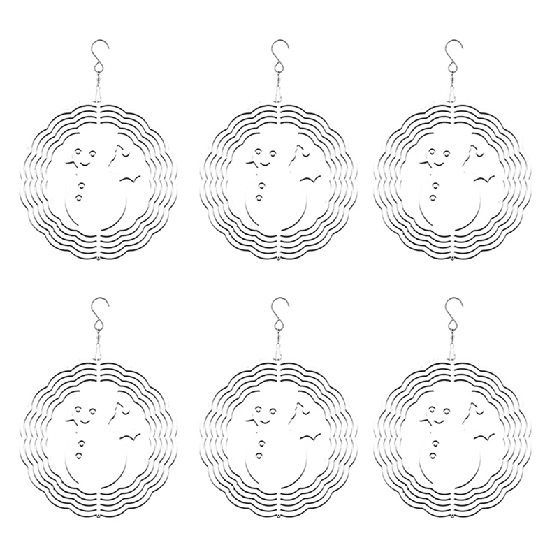 6Pack 8 Inch Sublimation Wind Spinner Blanks Christmas Day Wind Spinners Hanging Wind Spinners For Outdoor Garden Durable White
6Pack 8 Inch Sublimation Wind Spinner Blanks Christmas Day Wind Spinners Hanging Wind Spinners For Outdoor Garden Durable White
