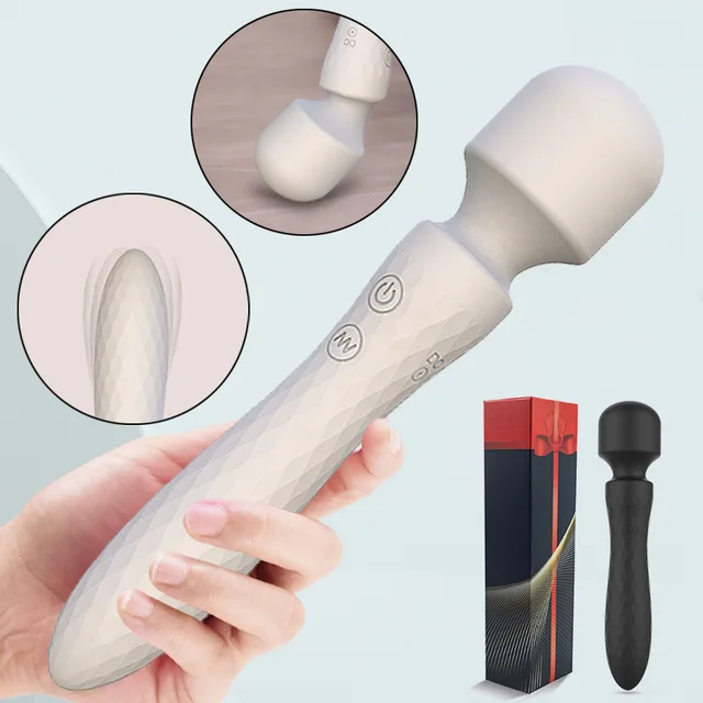 Vibromasseur à Moteur pour Femme, Jouet Sexuel, 10 Modes de Vibration, Baguette Magique AV, Énergie du Point G, Épaisseur du Clitoris, Touriste Injuste 1