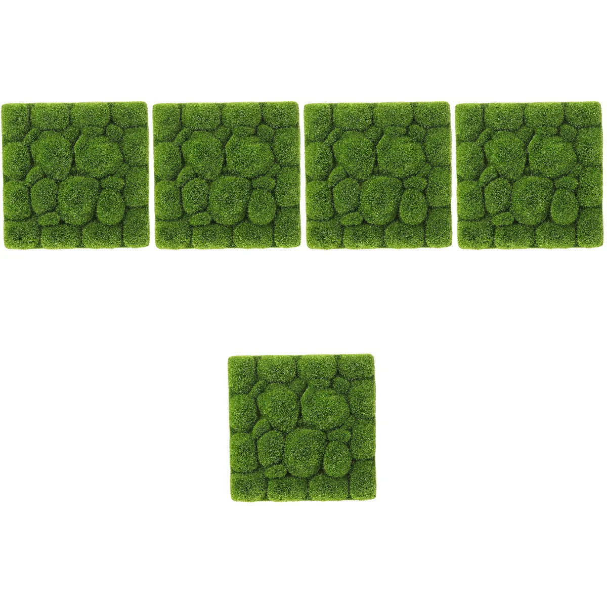 5pcs Artificial Moss Panels Simulation Green Moss Stone Tile Board DIY Craft Wall Background As Greenery Backdrop for Indoor
5pcs Artificial Moss Panels Simulation Green Moss Stone Tile Board DIY Craft Wall Background As Greenery Backdrop for Indoor