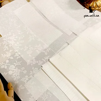 Transparent Mix Rose Embossed Cotton Paper Planner DIY Scrapbooking Junk Journal Collage Card Crafts Photo Album Decoration