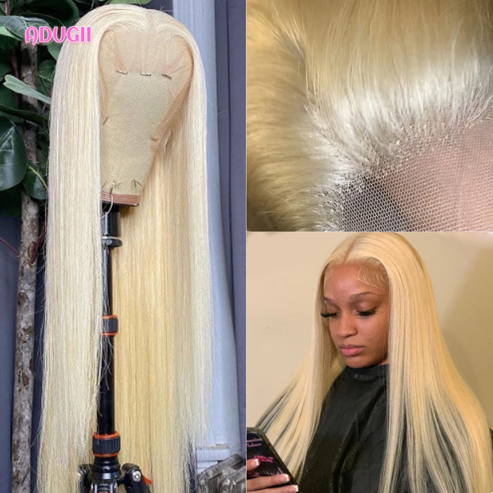 613 Honey Blonde Transparent Lace Frontal Human Hair Wig For Women 13X4 Brazilian Hair Straight 4x4 Lace Front Remy Hair Closure
613 Honey Blonde Transparent Lace Frontal Human Hair Wig For Women 13X4 Brazilian Hair Straight 4x4 Lace Front Remy Hair Closure