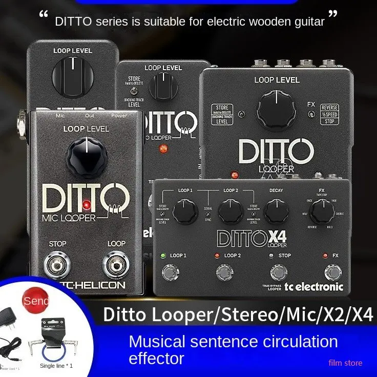 TC electronic wood electric guitar loop effector stereo microphone X2 X4 same as looper
TC electronic wood electric guitar loop effector stereo microphone X2 X4 same as looper