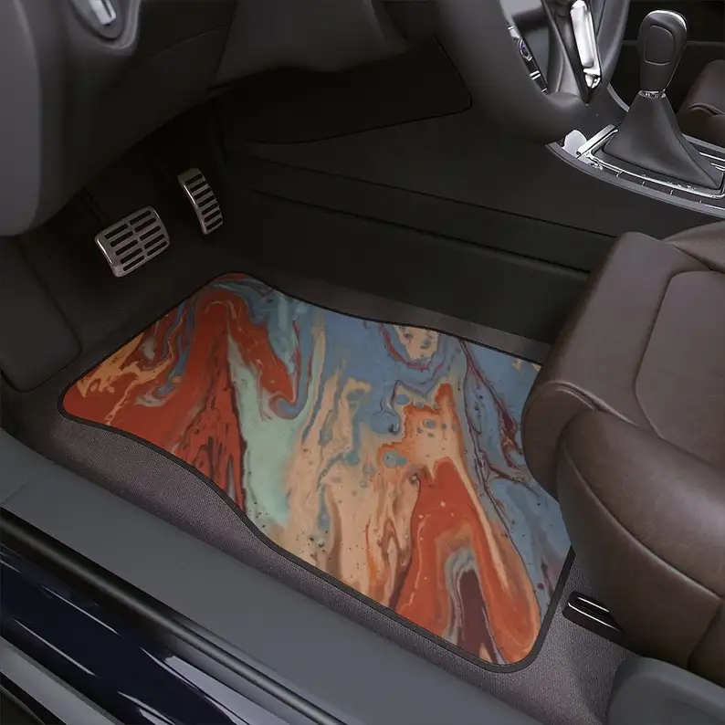 Aesthetic Marble Texture Car Floor Mats, Minimalist Red Abstract Art Car Floor Mats,Modern Art Car Accessories, Retro Car access 
Aesthetic Marble Texture Car Floor Mats, Minimalist Red Abstract Art Car Floor Mats,Modern Art Car Accessories, Retro Car access