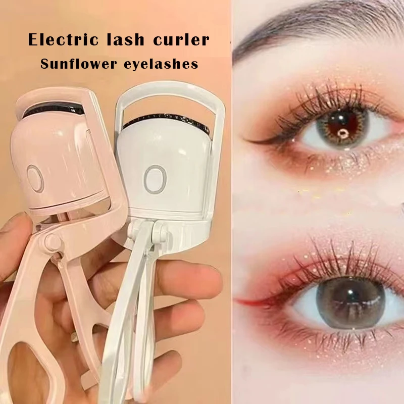 

Eyelash Curler Portable Electric Heated Comb Eye Lash Perm Long Lasting Eyelashes Curls Thermal Eyelash Curler Makeup Tools