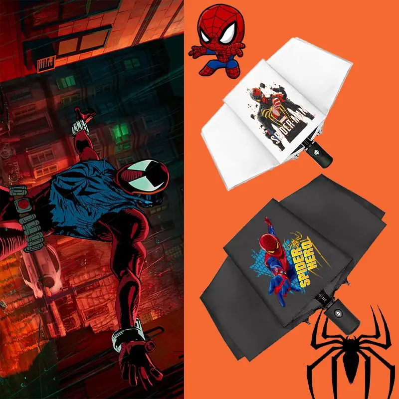 Disney anime Spider-Man sun umbrella Avengers peripheral student fully automatic folding vinyl sunshade umbrella birthday gift
Disney anime Spider-Man sun umbrella Avengers peripheral student fully automatic folding vinyl sunshade umbrella birthday gift