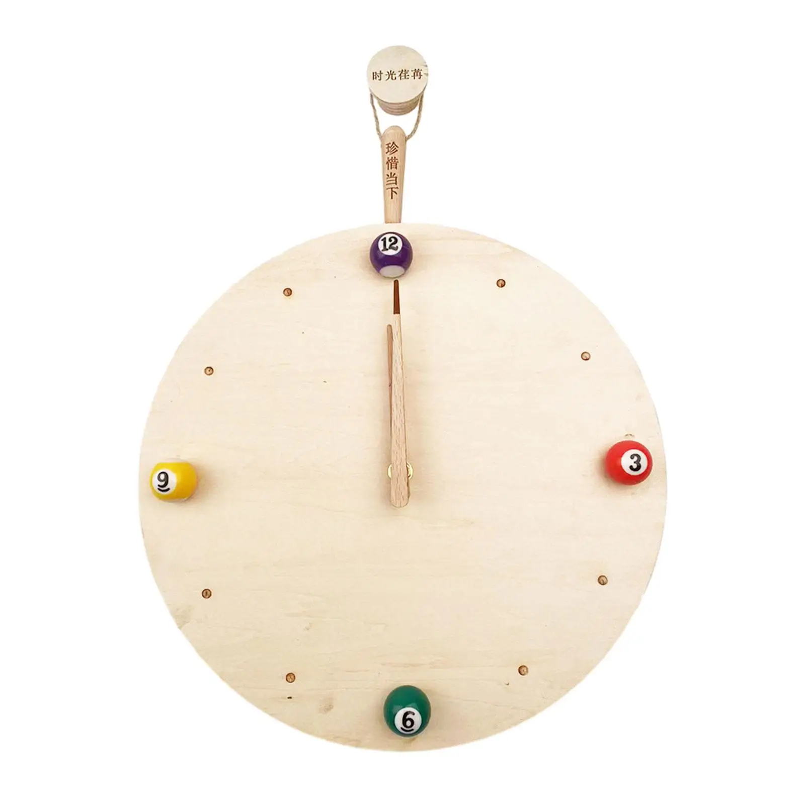Pool Ball Wall Clock Wood Big Wall Clock for Bar, Billiards Room, Pool Room
Pool Ball Wall Clock Wood Big Wall Clock for Bar, Billiards Room, Pool Room