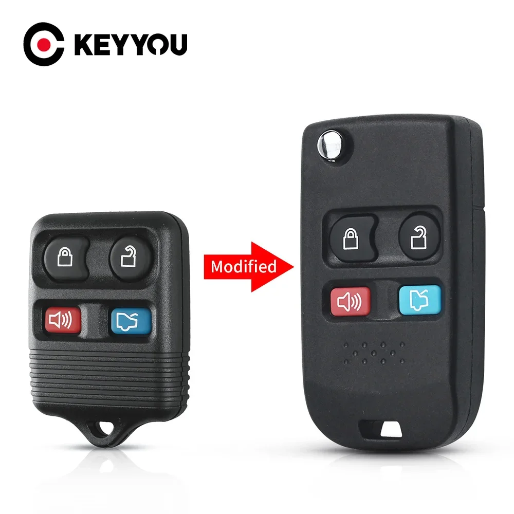 KEYYOU 3/4 Buttons Modified Flip Folding Remote Key Shell For Ford Edge Flex Explprer Expedition Focus Lincoln Mercury Navigator
KEYYOU 3/4 Buttons Modified Flip Folding Remote Key Shell For Ford Edge Flex Explprer Expedition Focus Lincoln Mercury Navigator