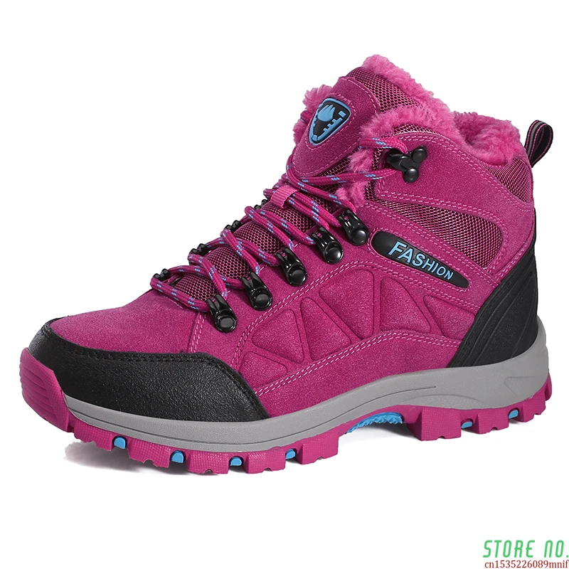 Women Winter Warm Hiking Ankle Boots Ladies Mountain Climbing Snow Boots Sports Shoes Men Non Slip Walking Shoes Unisex
Women Winter Warm Hiking Ankle Boots Ladies Mountain Climbing Snow Boots Sports Shoes Men Non Slip Walking Shoes Unisex