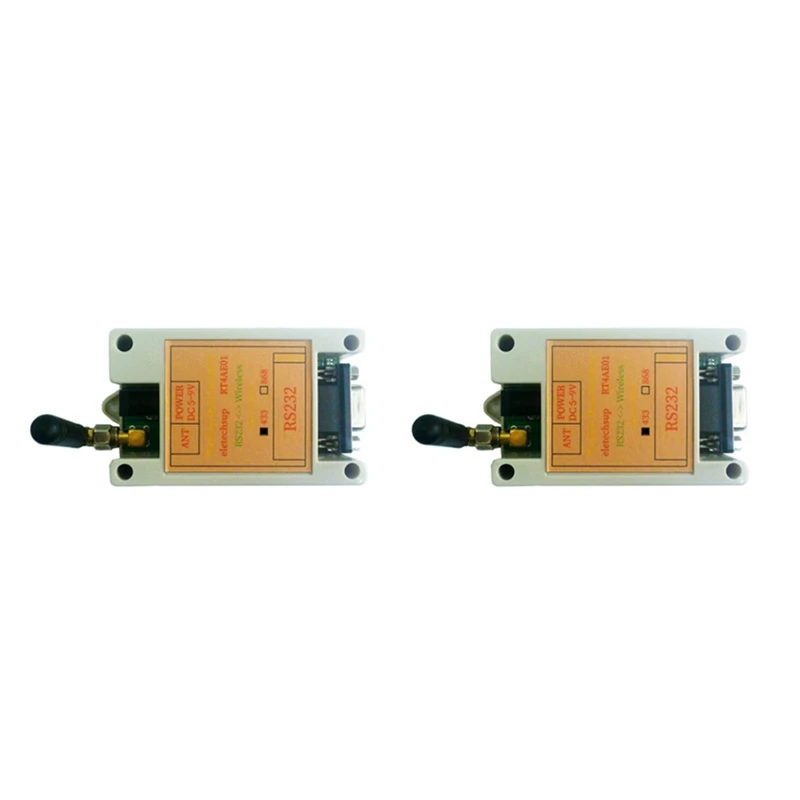 2X RS485 RS232 USB Wireless Transceiver 20DBM 433M Transmitter And Receiver VHF/UHF Radio Modem(RS232)
2X RS485 RS232 USB Wireless Transceiver 20DBM 433M Transmitter And Receiver VHF/UHF Radio Modem(RS232)