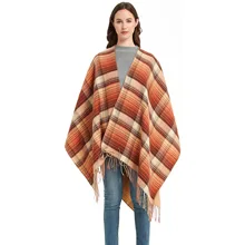 CHENKIO Women's Warm Shawl Wrap Open Front Poncho Cape Color Block Shawls Winter Cardigan Wrap Printed Ponchos for Women
CHENKIO Women's Warm Shawl Wrap Open Front Poncho Cape Color Block Shawls Winter Cardigan Wrap Printed Ponchos for Women