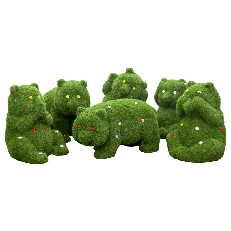 Outdoor green plant panda sculpture turf animal ornament large park forest landscape scenic spot sales yard and lawn ornaments
Outdoor green plant panda sculpture turf animal ornament large park forest landscape scenic spot sales yard and lawn ornaments