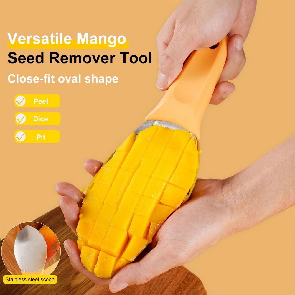 Stainless Steel Mango Pitter Tool Fruit Peeler Mango Cutting Knife Multi-Purpose Fruit Peeling Tool Coring Diced Kitchen Gadgets
Stainless Steel Mango Pitter Tool Fruit Peeler Mango Cutting Knife Multi-Purpose Fruit Peeling Tool Coring Diced Kitchen Gadgets