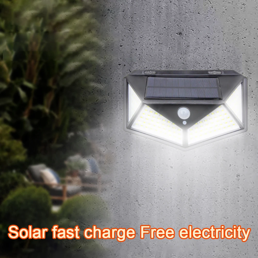 114 LED Solar Motion Sensor Lights Outdoor 3 Lighting Modes 270° Wide Angle Lighting IP65 Waterproof Security Solar Flood Lights
114 LED Solar Motion Sensor Lights Outdoor 3 Lighting Modes 270° Wide Angle Lighting IP65 Waterproof Security Solar Flood Lights
