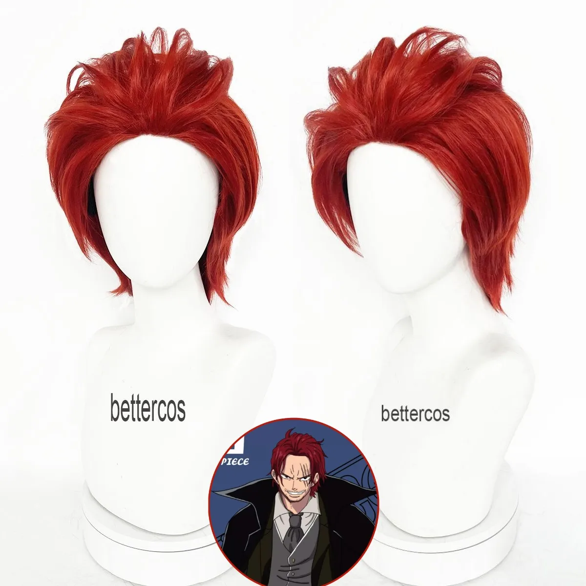 Shanks Cosplay Wig Synthetic Hair Anime Shanks Red Hair 30cm Halloween Heat Resistant Hair Men Cosplay Wigs
Shanks Cosplay Wig Synthetic Hair Anime Shanks Red Hair 30cm Halloween Heat Resistant Hair Men Cosplay Wigs