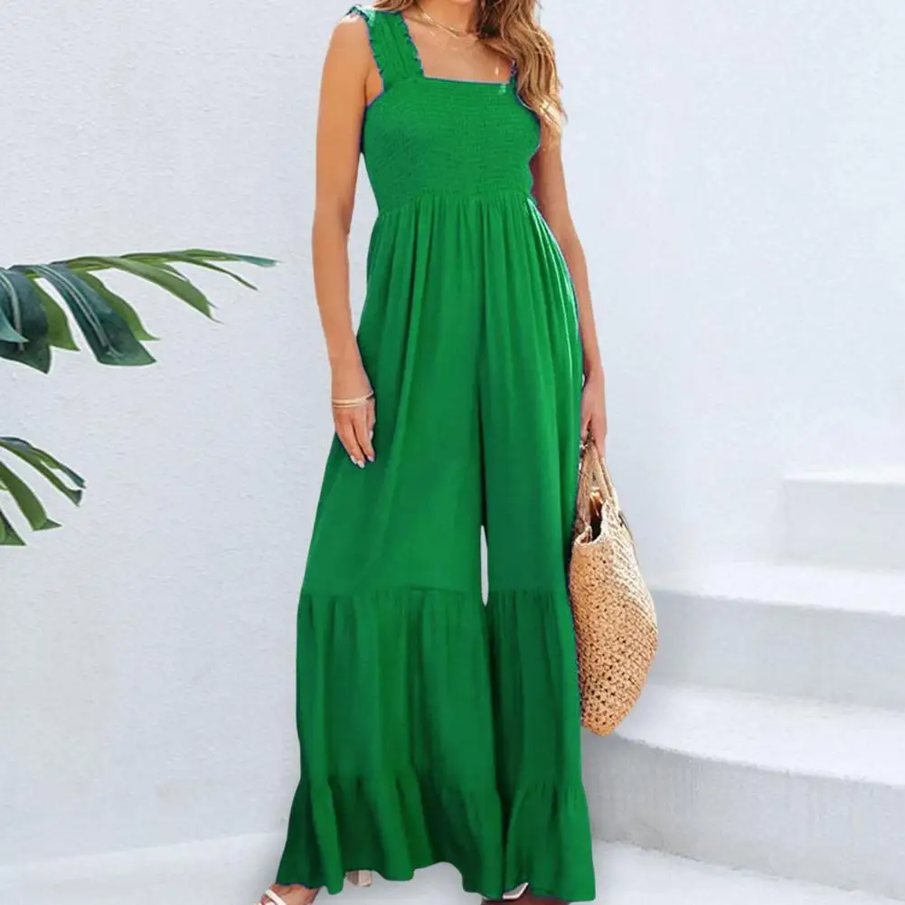 Women Jumpsuit Fashion Sexy Solid Suspenders Sleeveless Backless Nipped Waist Casual Wide Legs Pants Romper Streetwear
Women Jumpsuit Fashion Sexy Solid Suspenders Sleeveless Backless Nipped Waist Casual Wide Legs Pants Romper Streetwear