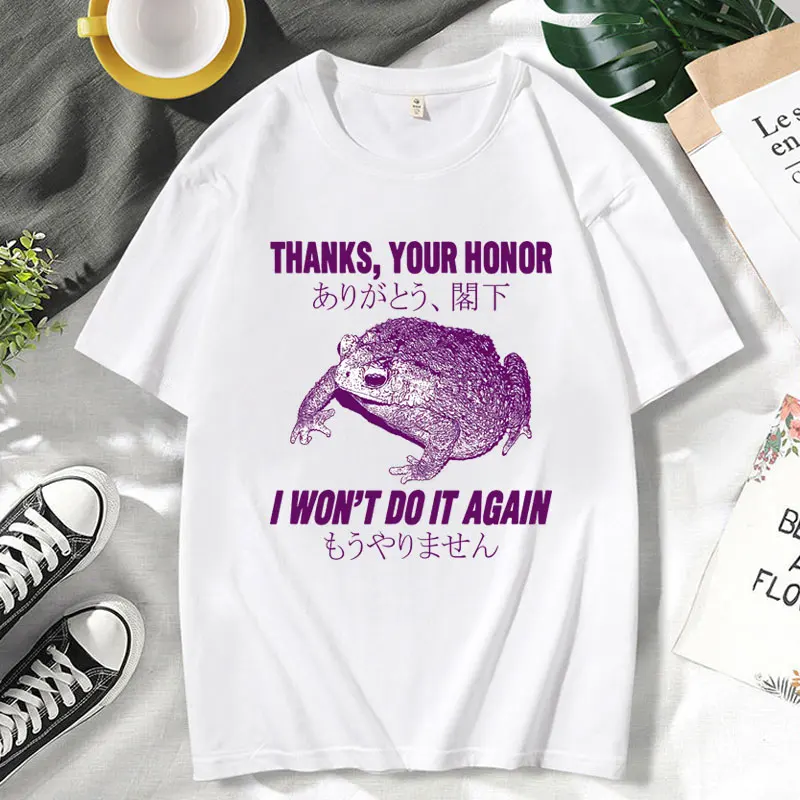 Funny I Won't Do Lt Again Frog Classic T-Shirt Men Women Vintage T Shirts High Quality Cotton Oversized Tee Shirt Short Sleeve 
Funny I Won't Do Lt Again Frog Classic T-Shirt Men Women Vintage T Shirts High Quality Cotton Oversized Tee Shirt Short Sleeve