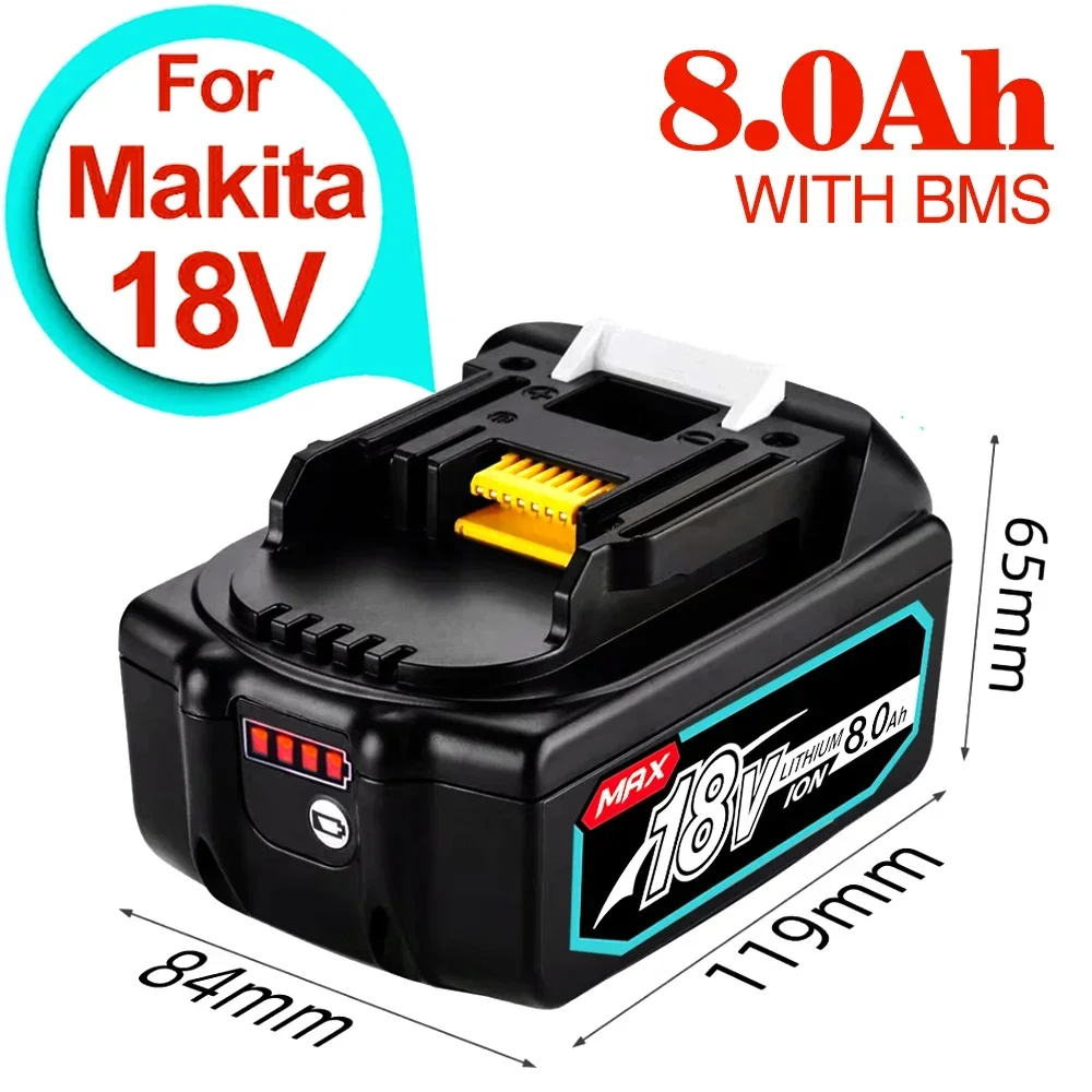 2023 Улучшенный 18 в Makita BL1860 BL1850B BL1850 BL1840 BL1830 BL1820 BL1815 LXT-400 сменный литиевый аккумулятор
2023 Улучшенный 18 в Makita BL1860 BL1850B BL1850 BL1840 BL1830 BL1820 BL1815 LXT-400 сменный литиевый аккумулятор