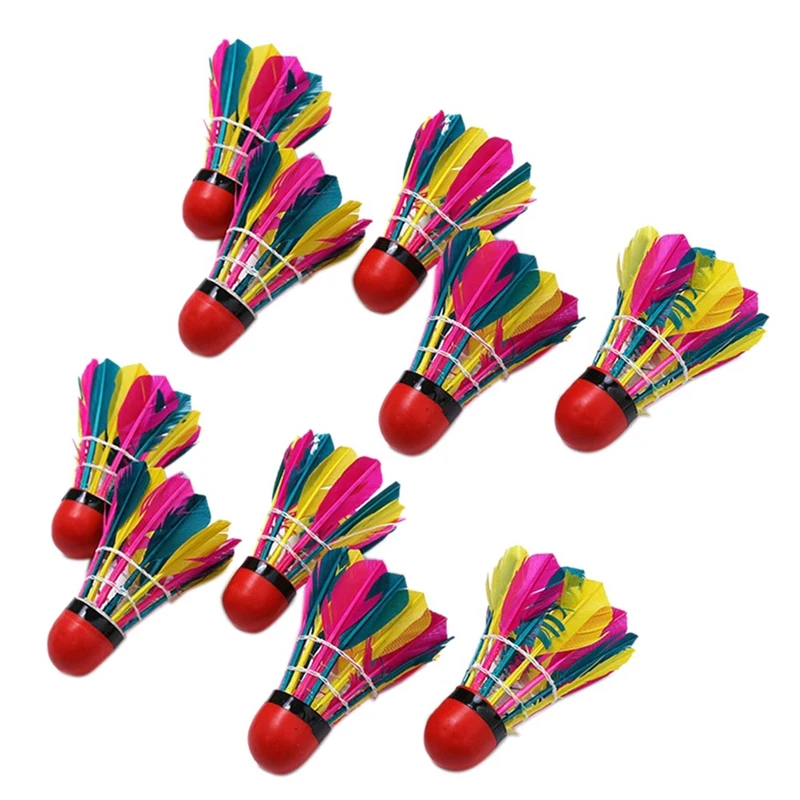 10PCS Badminton Shuttlecocks Training Balls Duck Feather Balls With Great Stability Durability For Outdoor Activity
10PCS Badminton Shuttlecocks Training Balls Duck Feather Balls With Great Stability Durability For Outdoor Activity