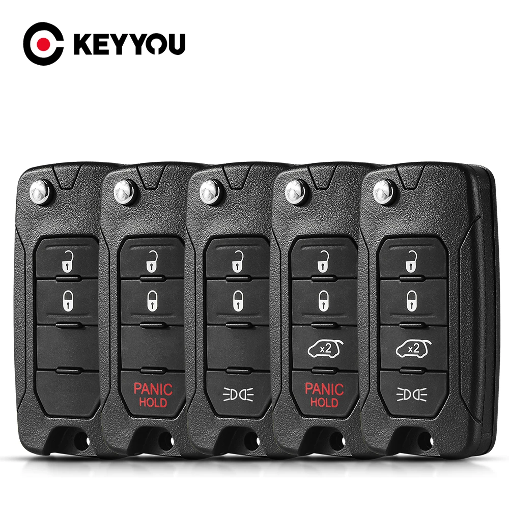 KEYYOU For Jeep Wrangler Renegade 2015-2018 Flip Remote Car Key Shell 2/3/4 Buttons SIP22 Blade Car Key Case
KEYYOU For Jeep Wrangler Renegade 2015-2018 Flip Remote Car Key Shell 2/3/4 Buttons SIP22 Blade Car Key Case