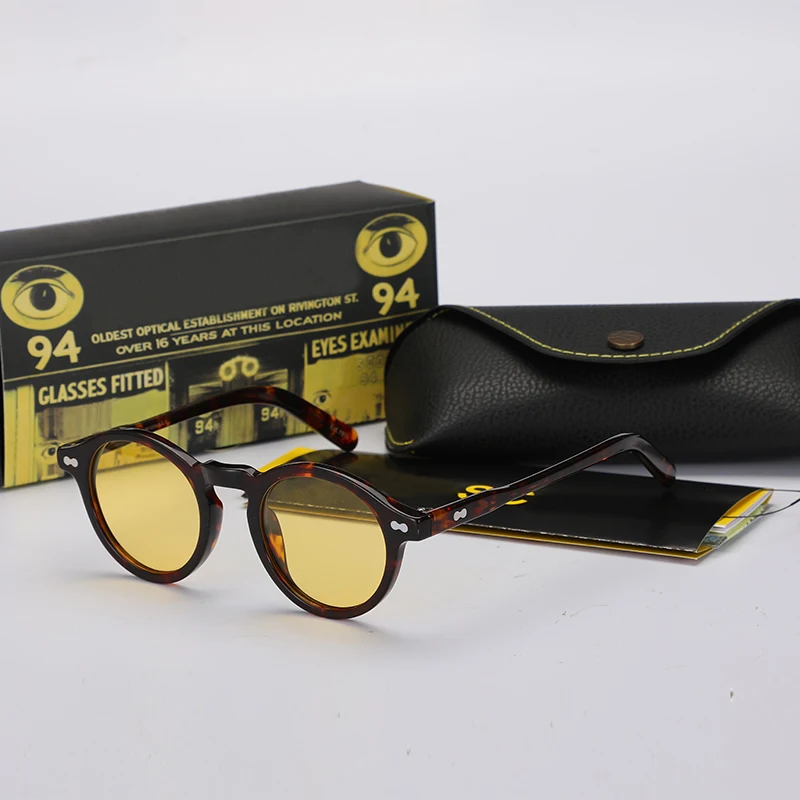 Johnny Depp Round Sunglasses Man Lemtosh Polarized Sun Glasses Woman Brand Vintage Acetate Driver's Shade Night Vision Goggles
Johnny Depp Round Sunglasses Man Lemtosh Polarized Sun Glasses Woman Brand Vintage Acetate Driver's Shade Night Vision Goggles