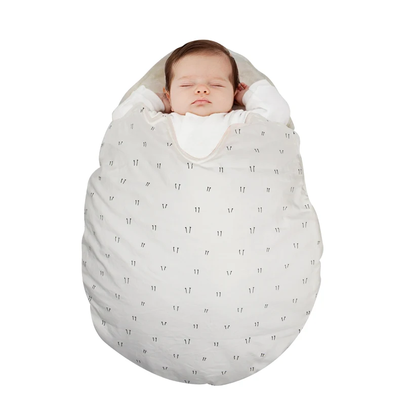 

White Dinosaur Egg Shape Baby Sleeping Bags Infant Newborn Sleep Sacks for Babies 3M Envelope Cocoon Wrap Swaddle Baby Products