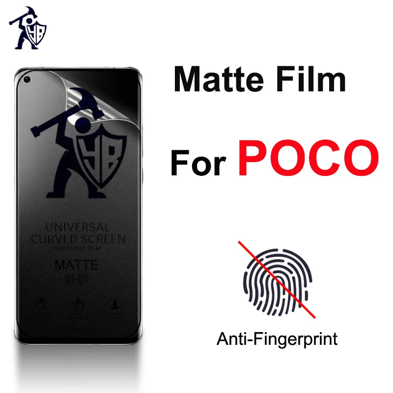 2 шт., матовая защитная пленка для экрана POCO F1 F2 F3 GT M4 M5 Pro X2 X3 X4 X5 Pro
2 шт., матовая защитная пленка для экрана POCO F1 F2 F3 GT M4 M5 Pro X2 X3 X4 X5 Pro